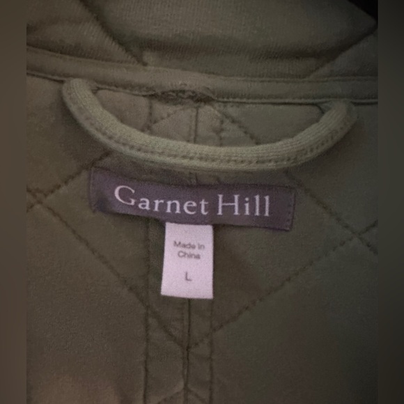 Garnet Hill Easy Quilted Knit Jacket, bomber style - Picture 5 of 6